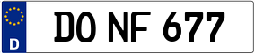 Truck License Plate
